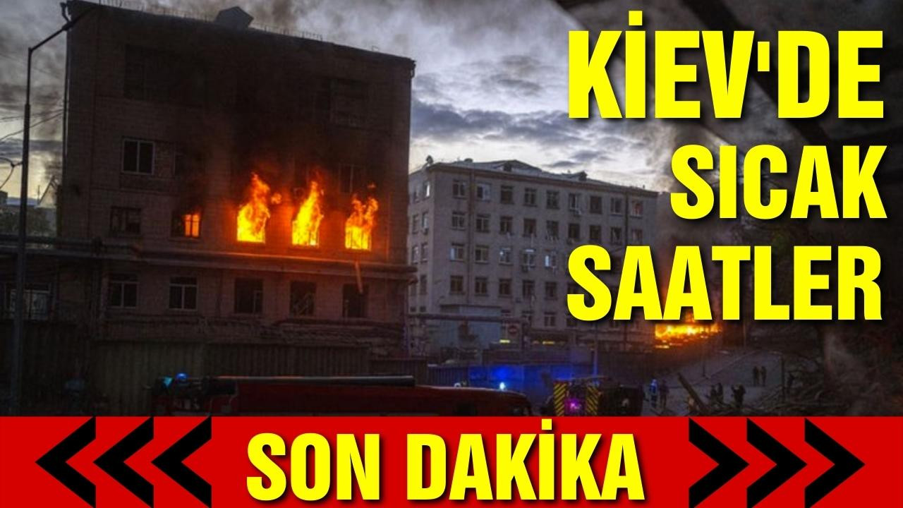 Kiev'de sıcak saatler!