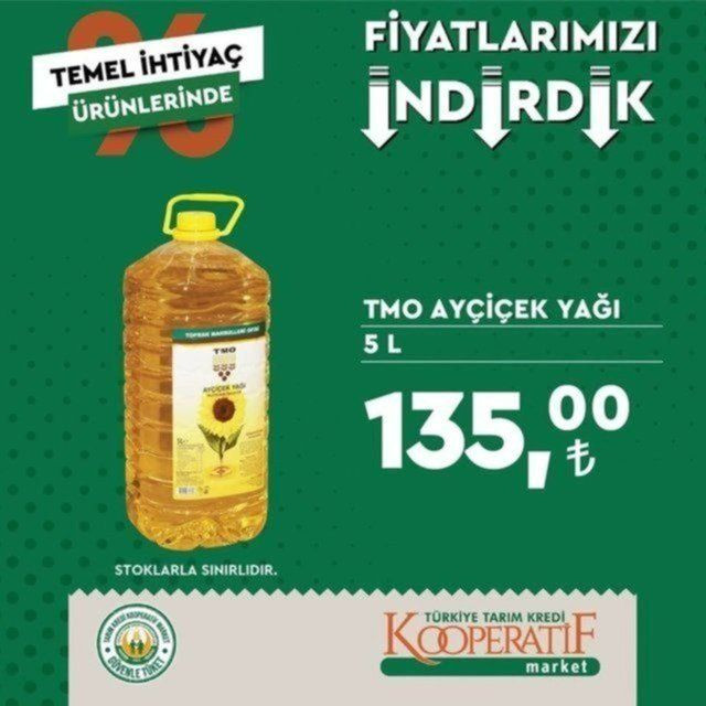 Tarım Kredi Kooperatif Market'in yeni indirimli fiyatları! - Sayfa 1