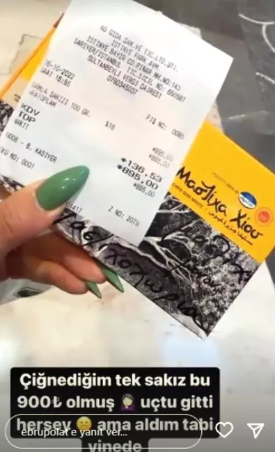 Bir sakıza 900 TL verdi! Paylaşımı olay oldu!