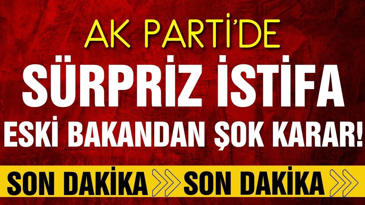 AK Parti'de sürpriz istifa!