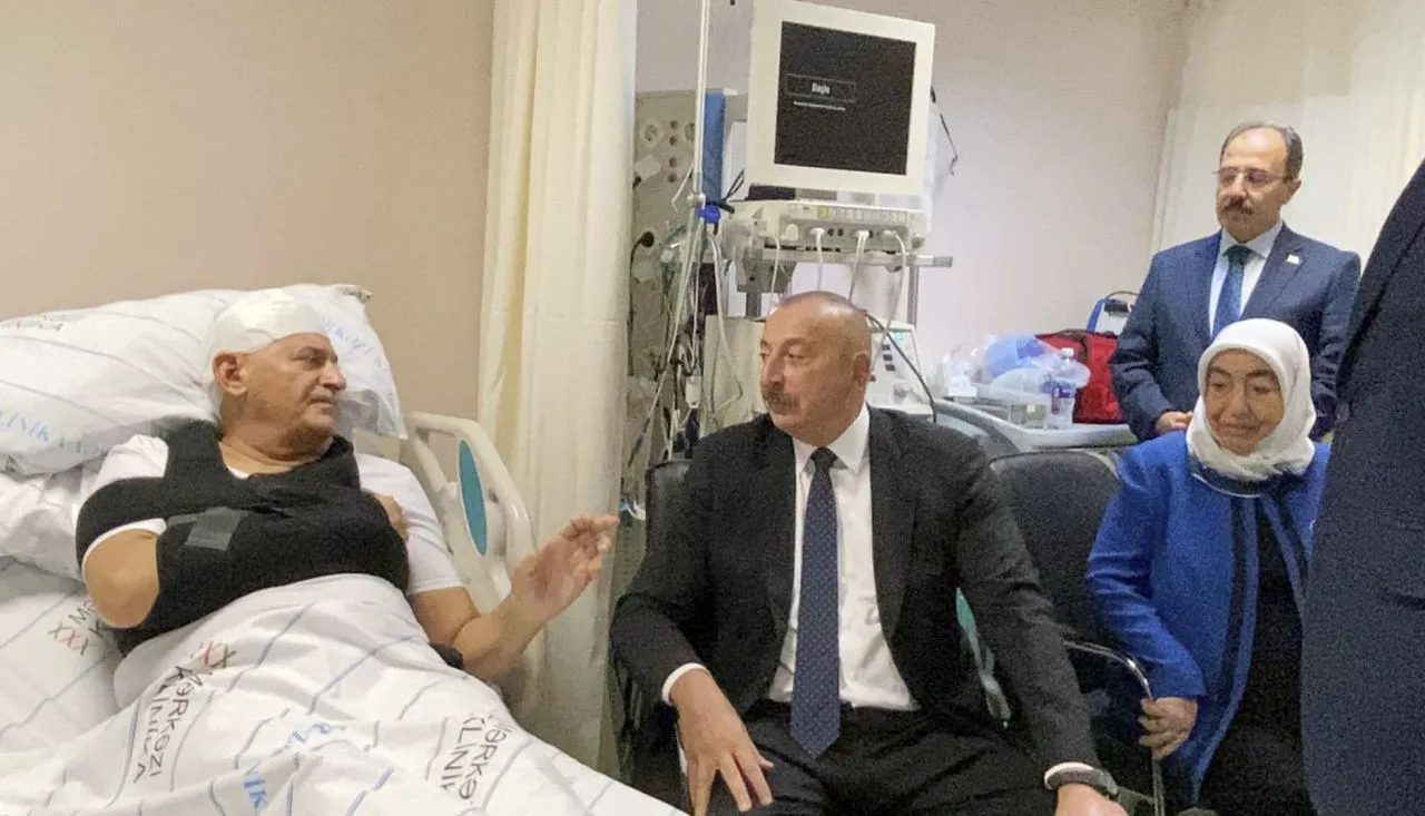İlham Aliyev, Binali Yıldırım'ı ziyaret etti