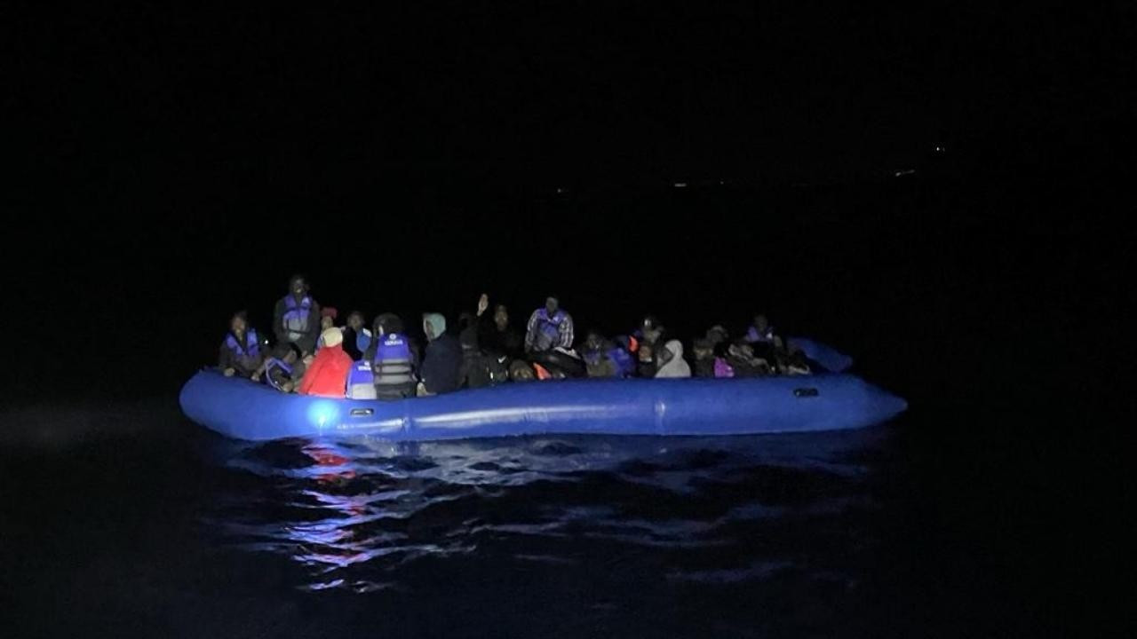 Bodrum açıklarında 30 düzensiz göçmen kurtarıldı!