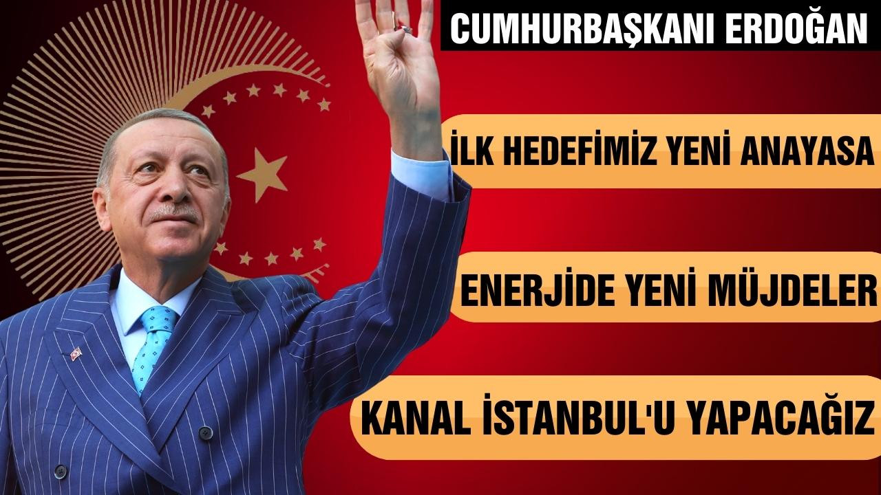 Cumhurbaşkanı Erdoğan'dan yeni anayasa mesajı!