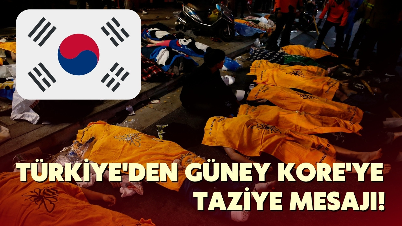 Türkiye'den Güney Kore'ye taziye mesajı