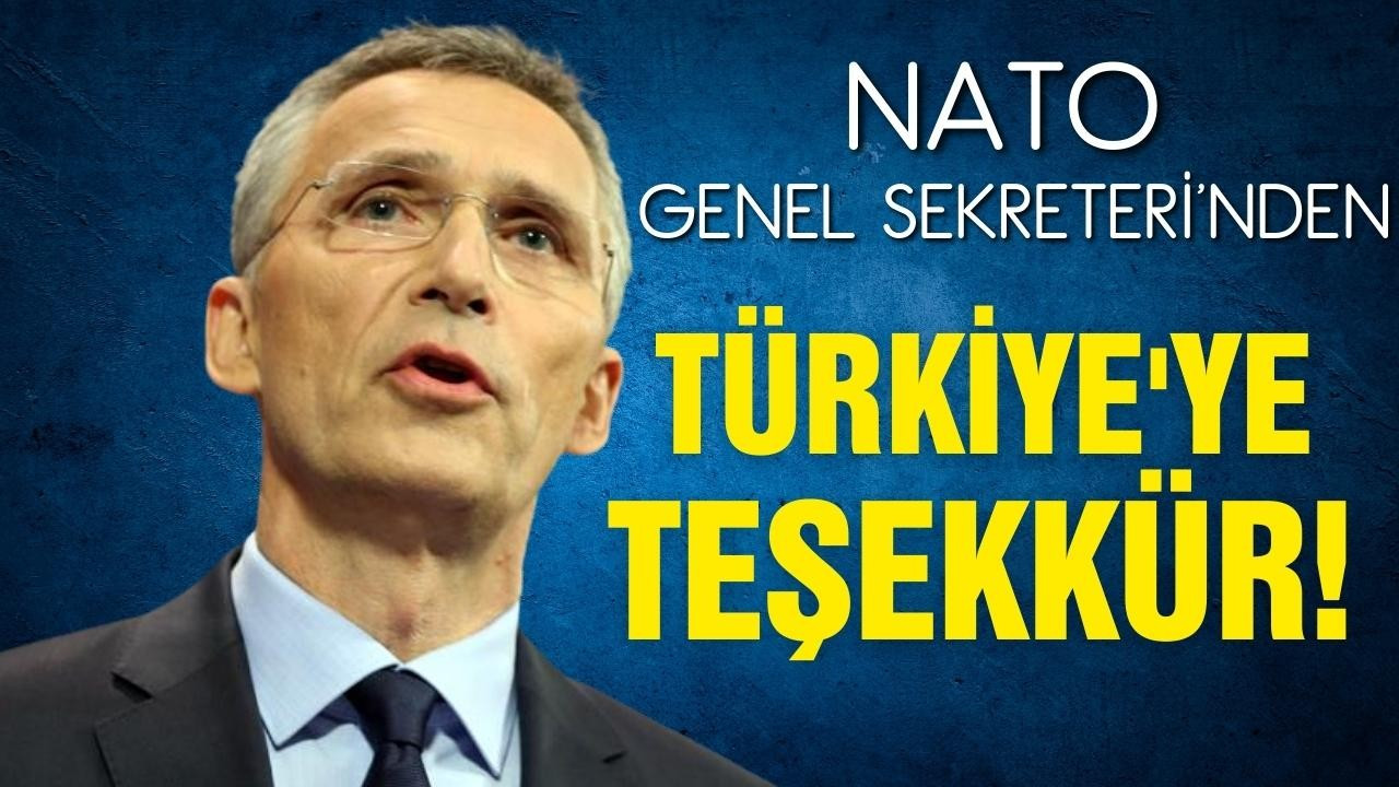 Stoltenberg'den Türkiye'ye teşekkür!