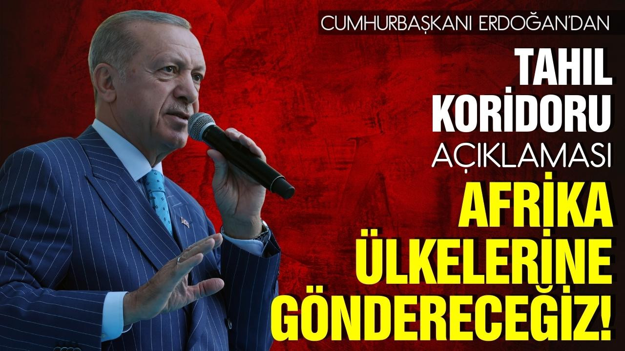 Erdoğan: Afrika ülkelerine göndereceğiz