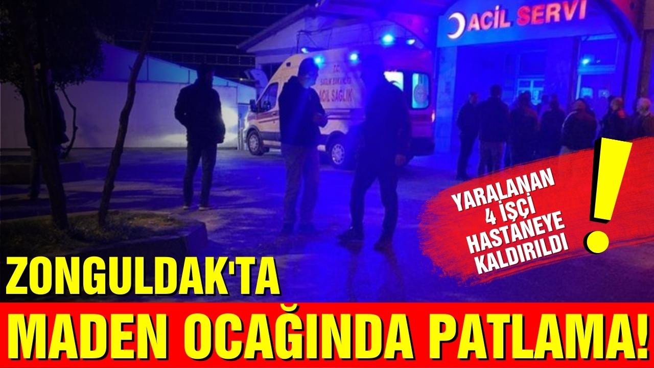 Zonguldak'ta maden ocağında patlama!