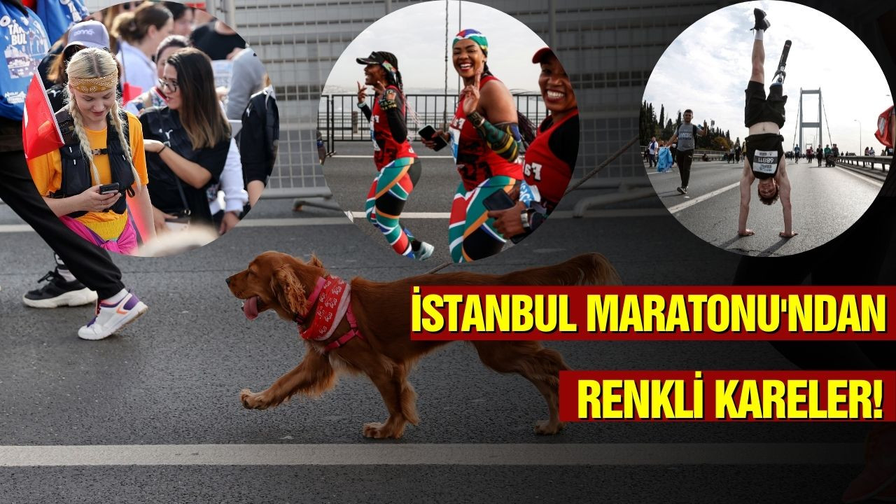 İşte İstanbul Maratonu'ndan renkli görüntüler!