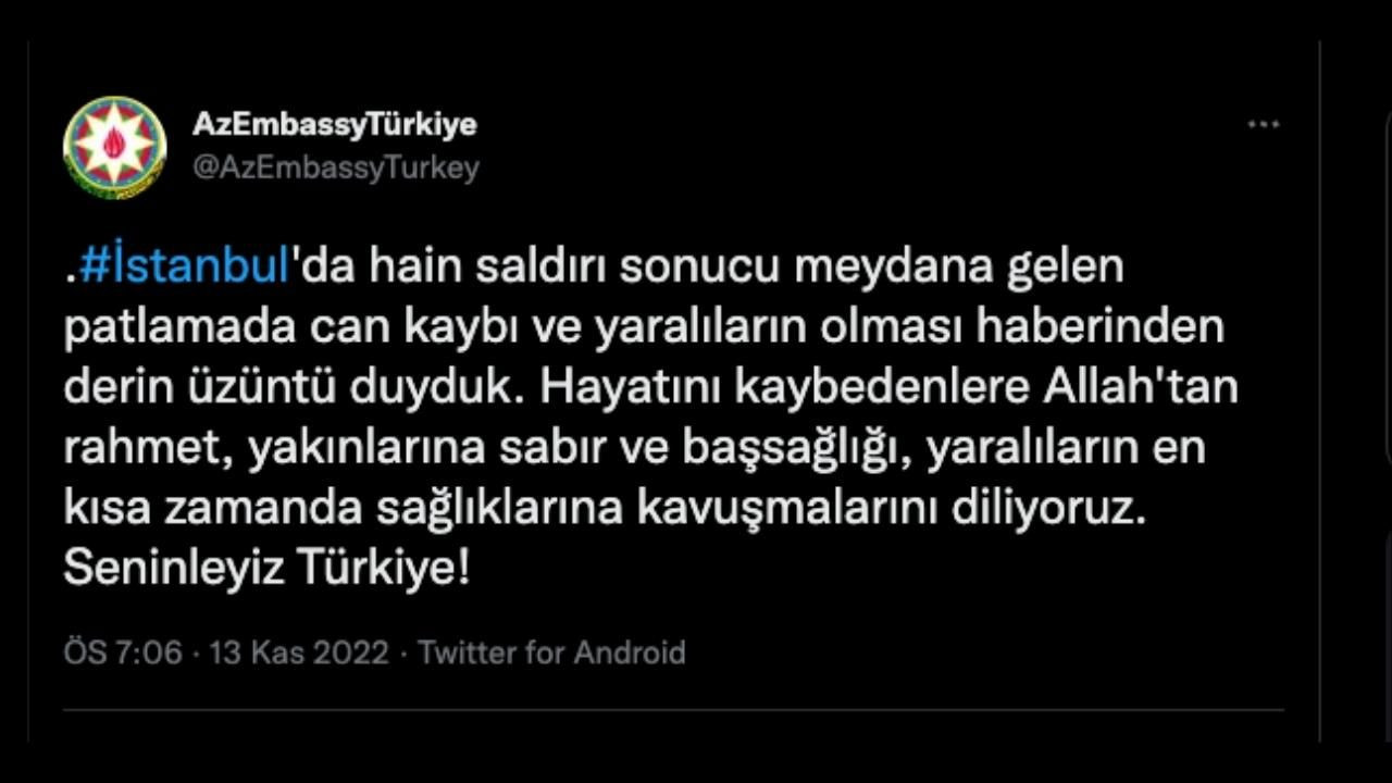 Büyükelçiliklerden taziye mesajları - Sayfa 2