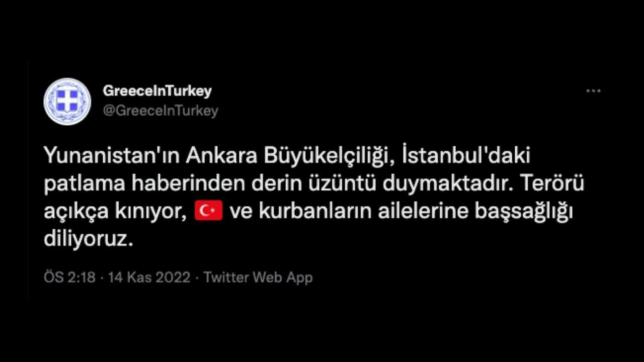 Büyükelçiliklerden taziye mesajları - Sayfa 7