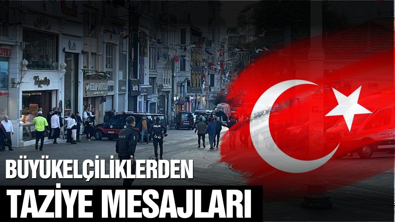 Büyükelçiliklerden taziye mesajları