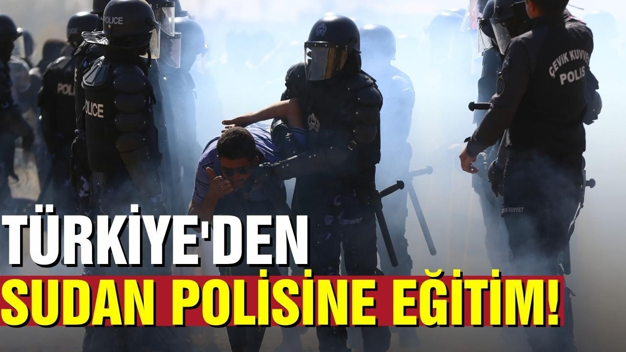 Türkiye'den Sudan polisine eğitim!