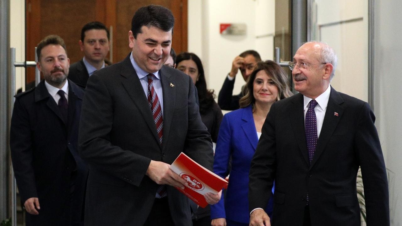 DP Lideri Uysal, Kılıçdaroğlu'nu ziyaret etti