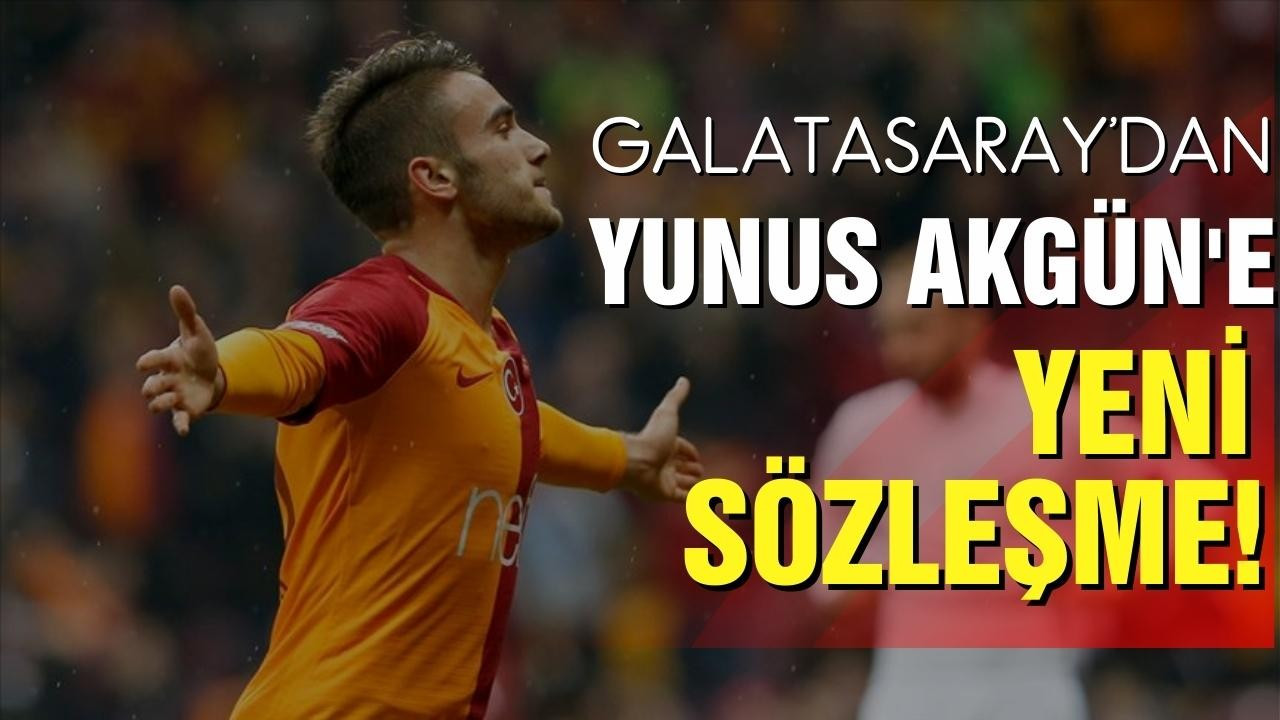 Galatasaray'dan Yunus Akgün'e yeni sözleşme!