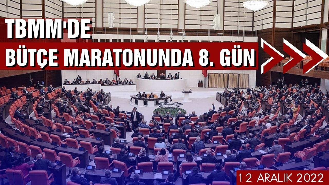 TBMM'de bütçe maratonunda 8. gün