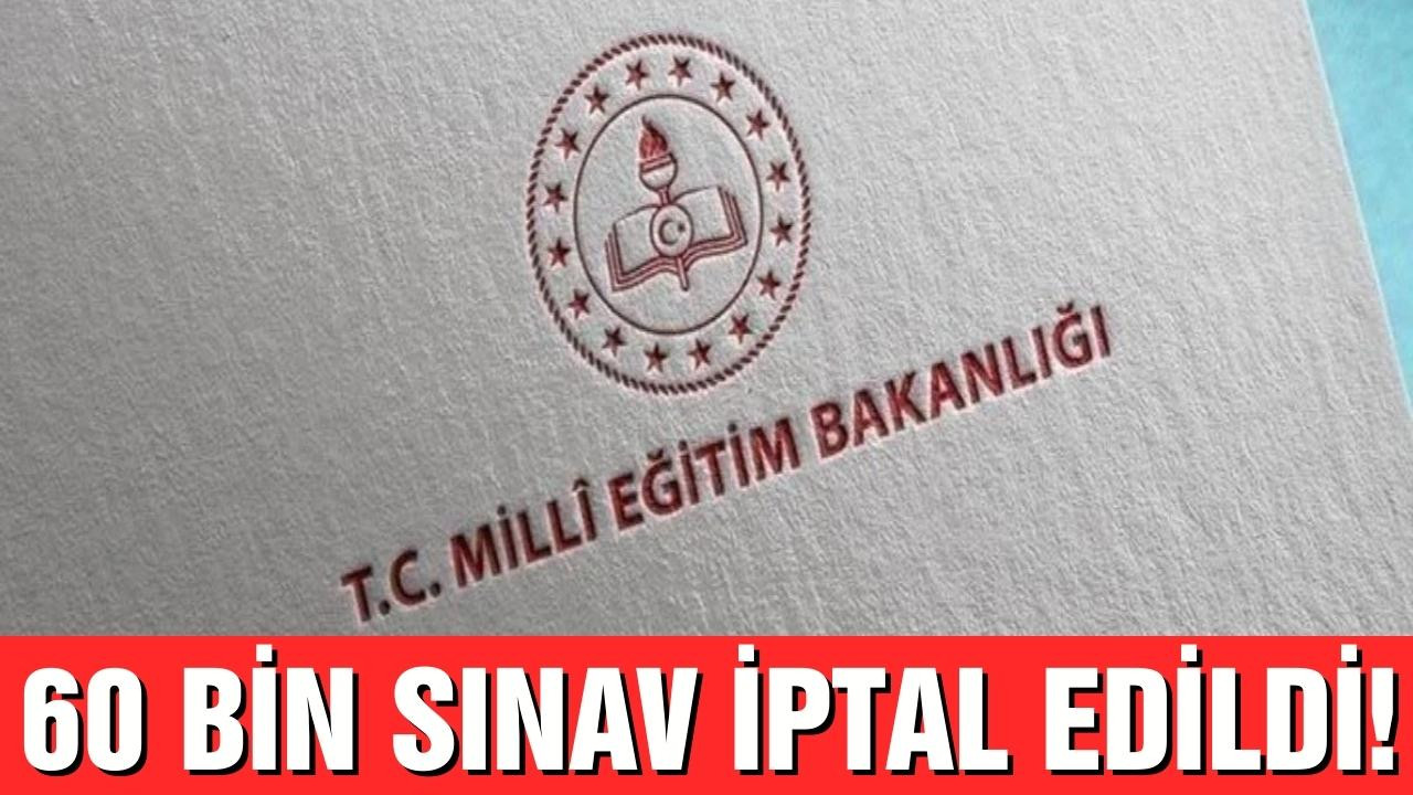 Açık Öğretim Okulları Sınavında 60 bin test iptal!