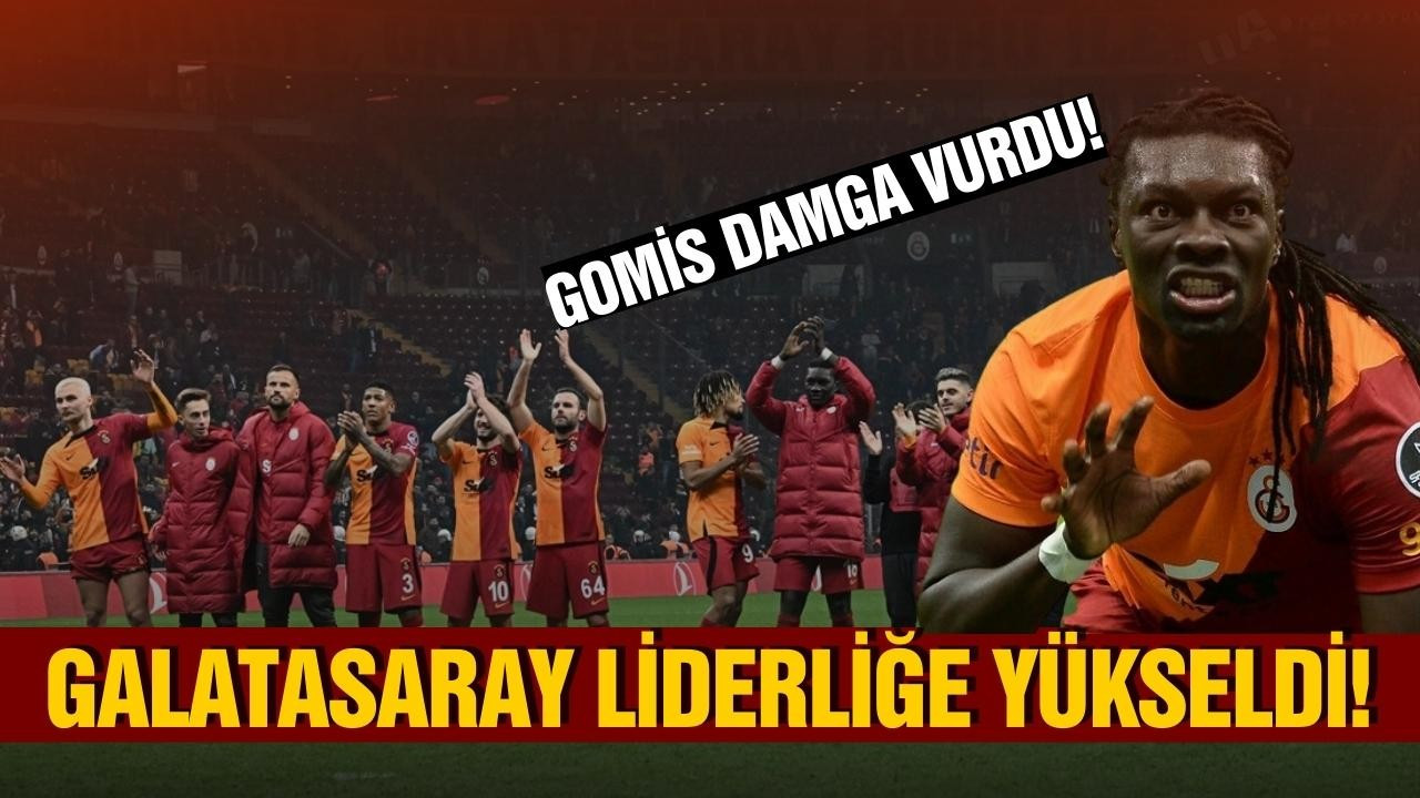 Galatasaray, liderliğe yükseldi!