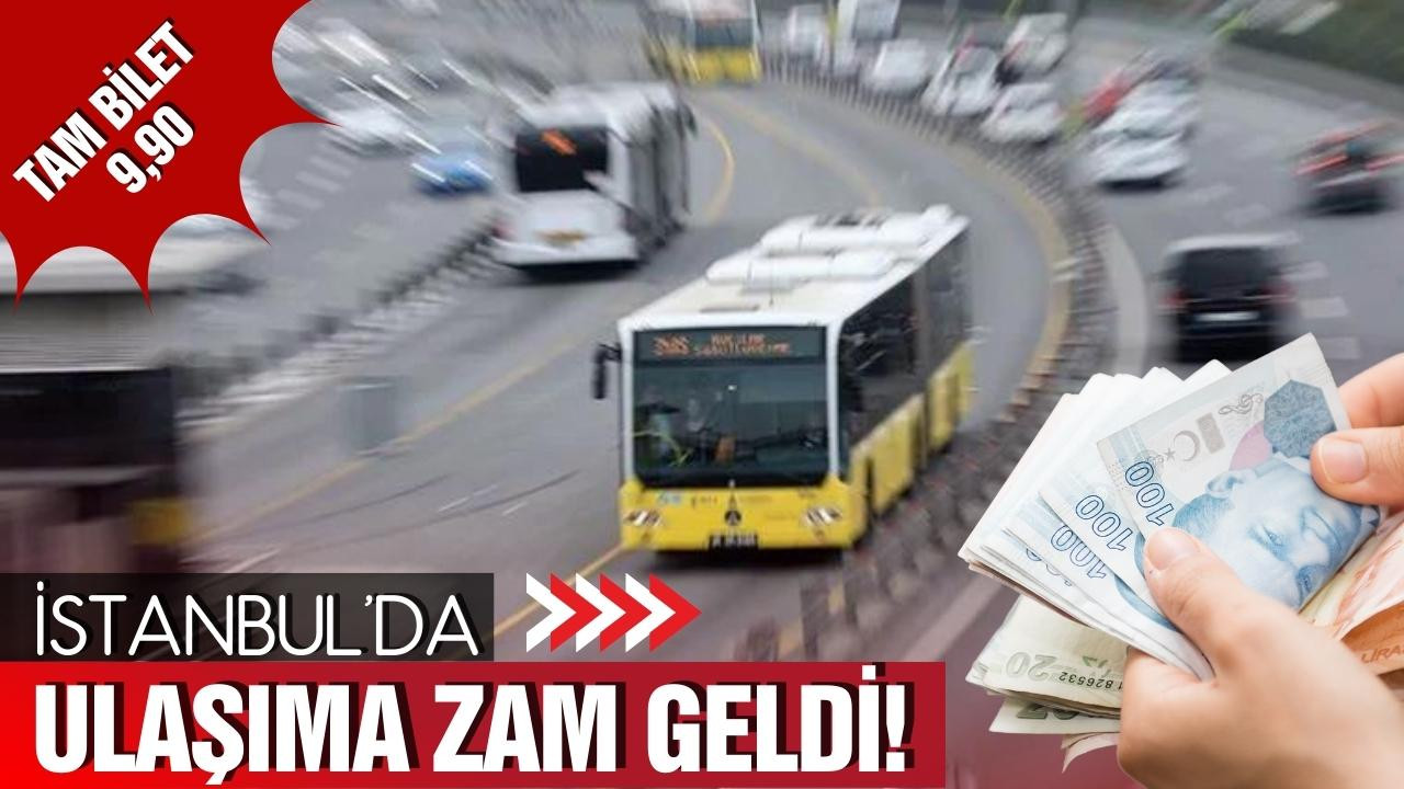 İstanbul'da toplu ulaşıma yüzde 29,10 zam yapıldı