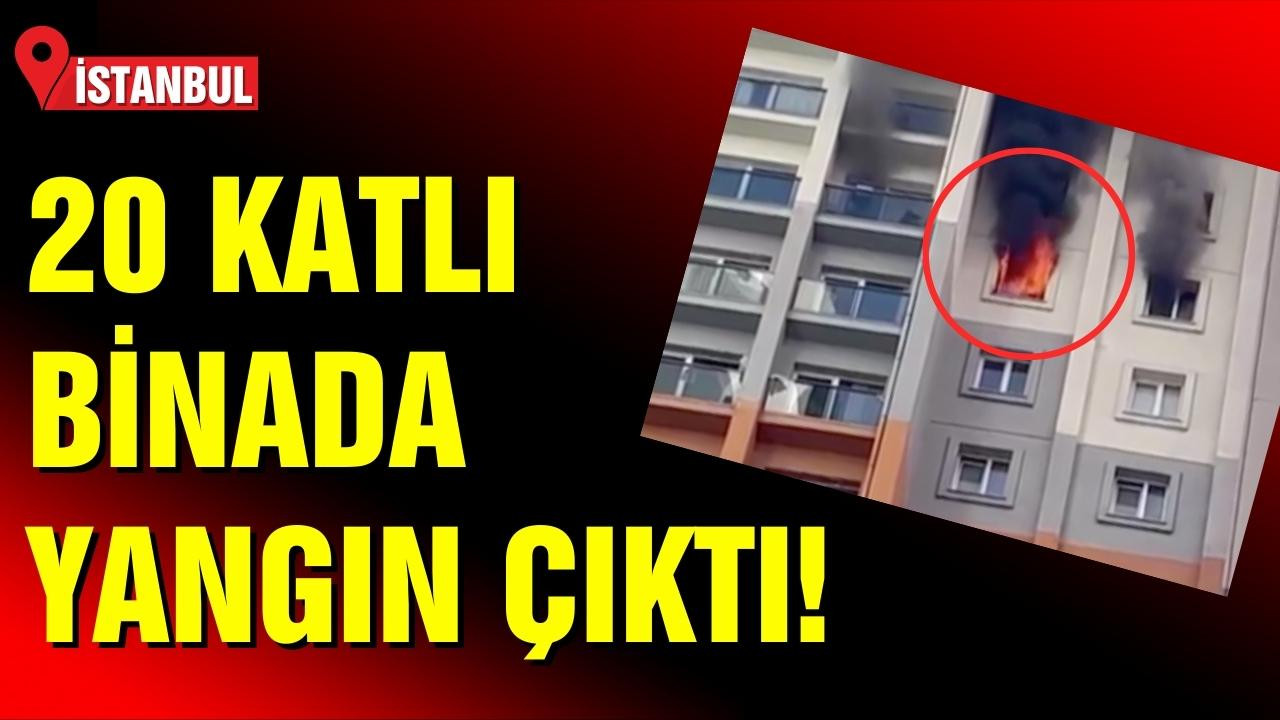 İstanbul Esenyurt'ta 20 katlı binada yangın!