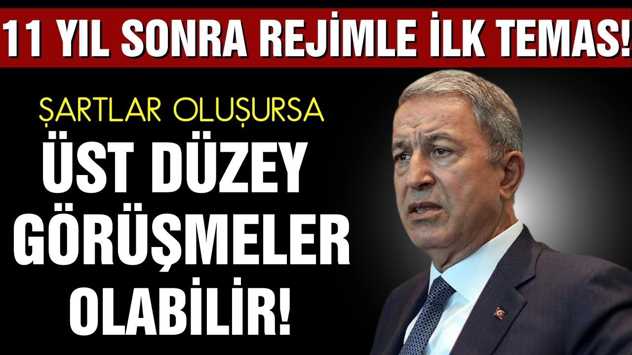 Akar: "Üst düzey görüşmeler gündeme gelebilir"