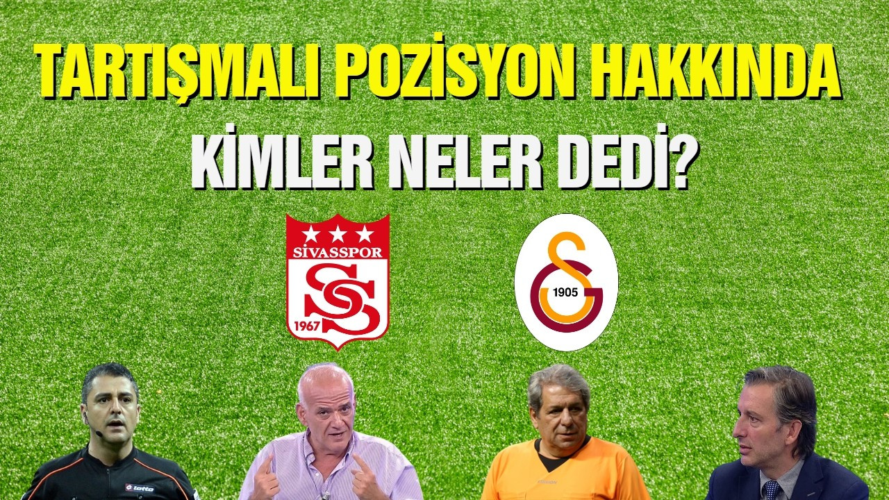 Sivasspor - Galatasaray maçında tepki çeken karar!