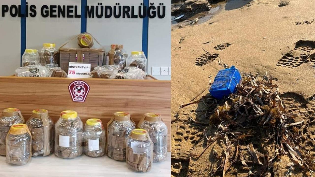 Kıbrıs'ta kıyılara uyuşturucu paketleri vuruyor!