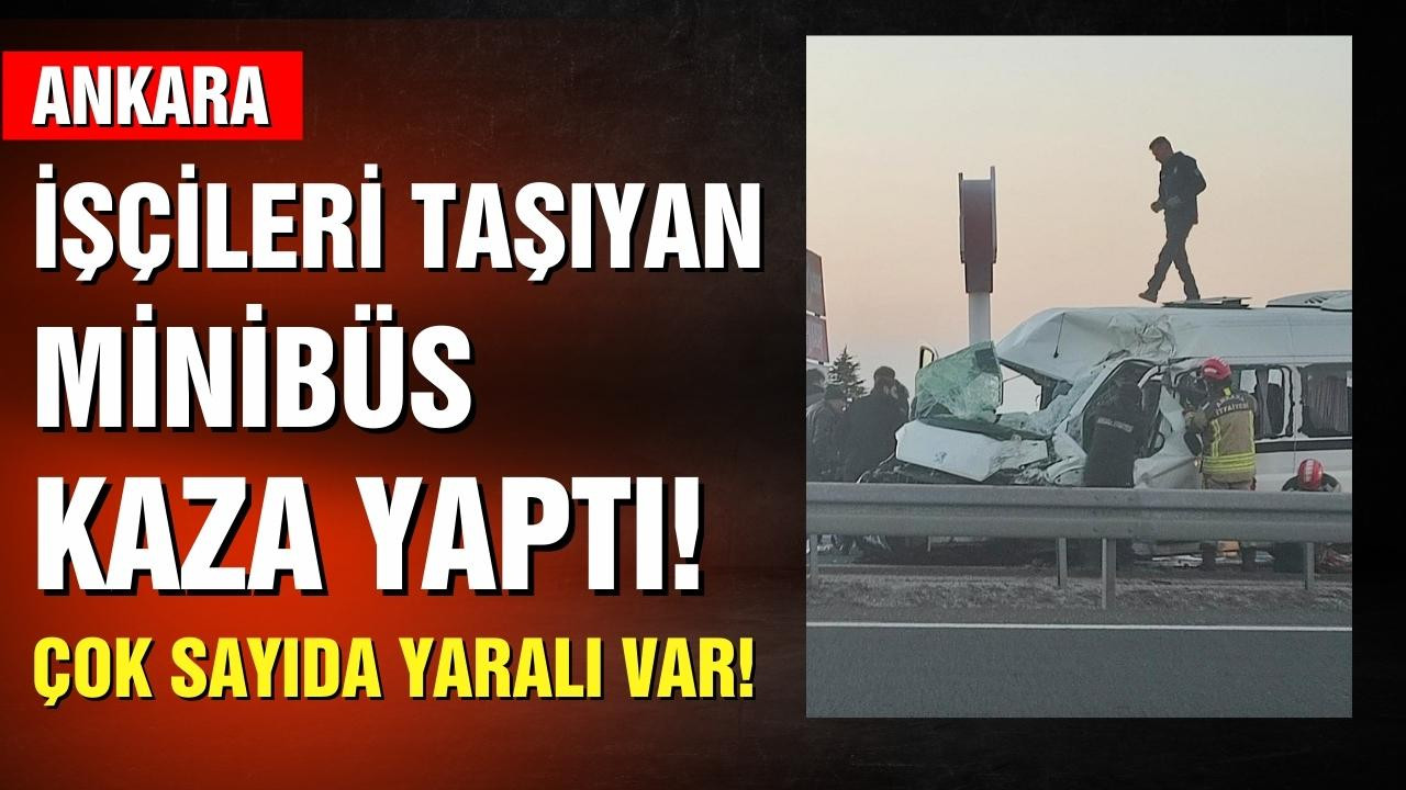 Ankara Eskişehir yolunda kaza!