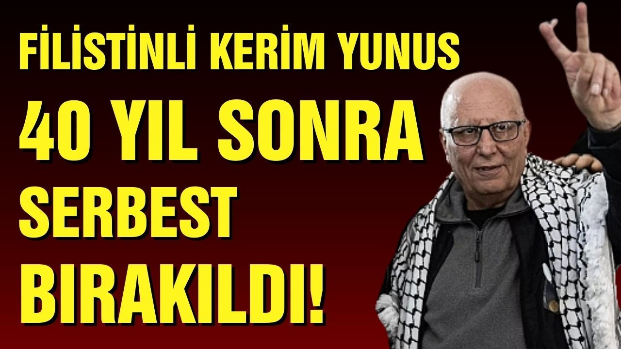 Filistinli  Yunus 40 yıl sonra tahliye edildi