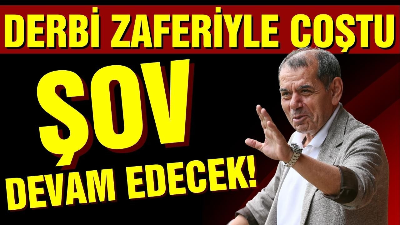 Dursun Özbek: "Şov devam edecek"