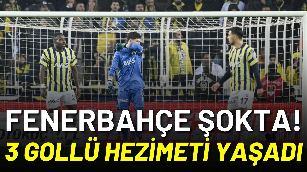 Fenerbahçe derbide hezimeti yaşadı!