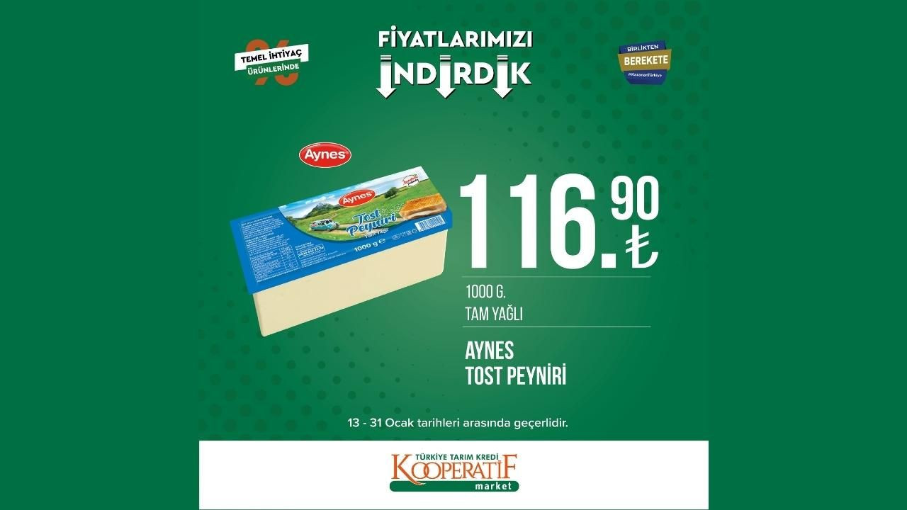 Tarım Kredi Kooperatif Market'in yeni indirimli fiyatları! - Sayfa 16