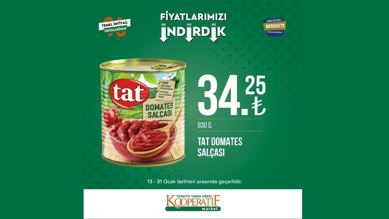 Tarım Kredi Kooperatif Market'in yeni indirimli fiyatları! - Sayfa 24