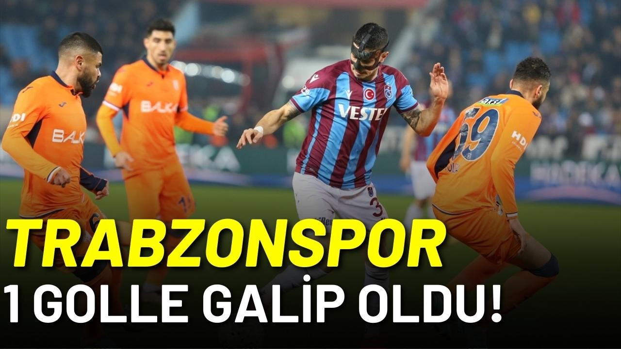 Trabzonspor, Başakşehir'i 1 golle mağlup etti!