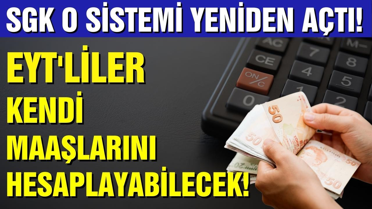 SGK o sistemi açtı!