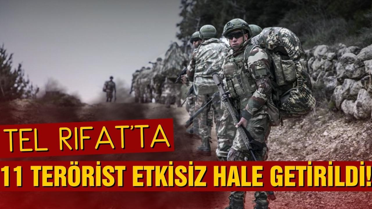 11 PKK/YPG'li terörist etkisiz hale getirildi!