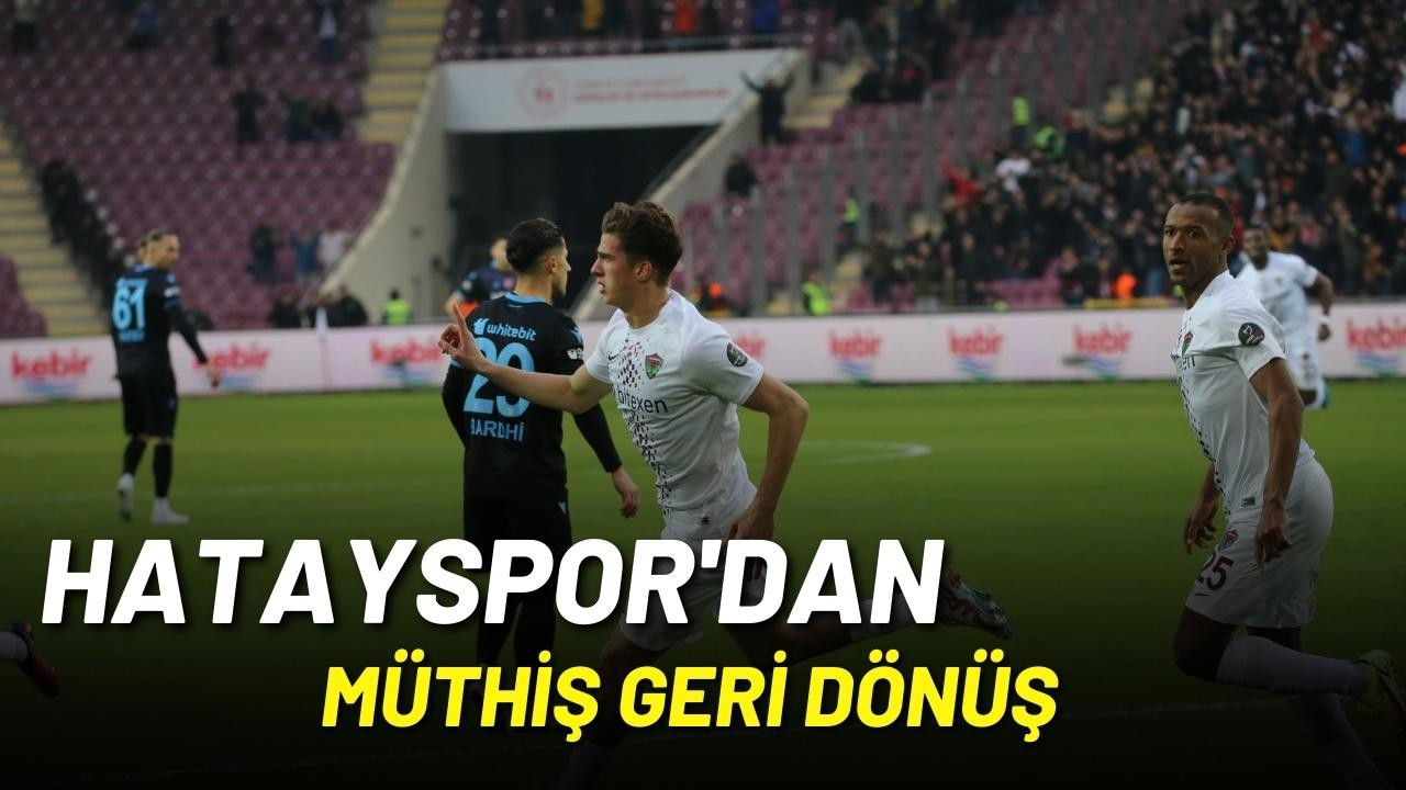 Trabzonspor sonunu getiremedi