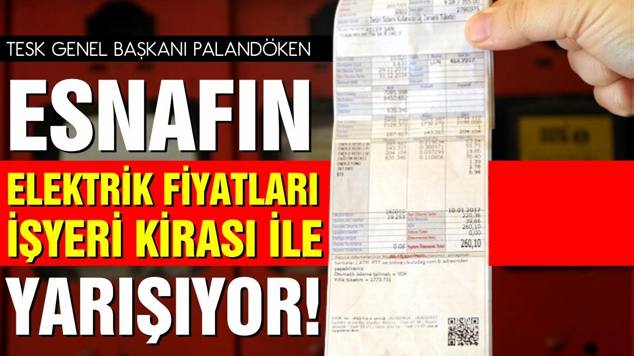 Esnaf elektrik fiyatından şikayetçi