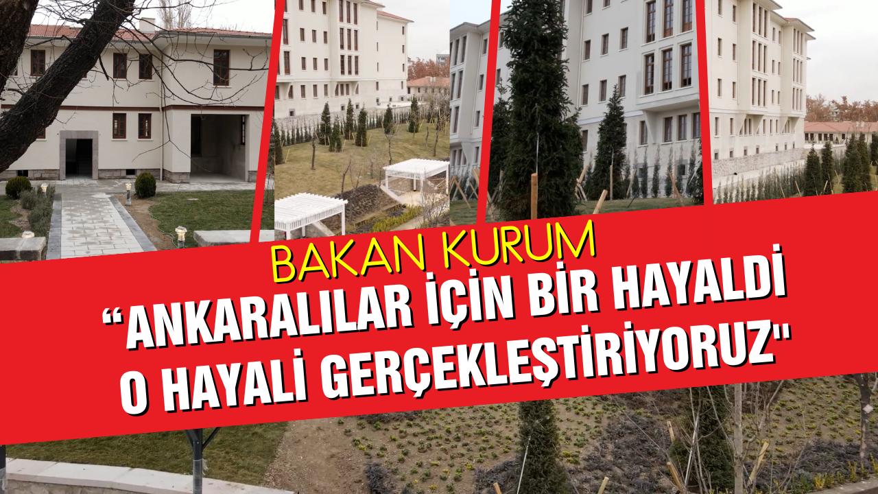 Bakan Kurum Saraçoğlu Mahallesinde inceleme yaptı