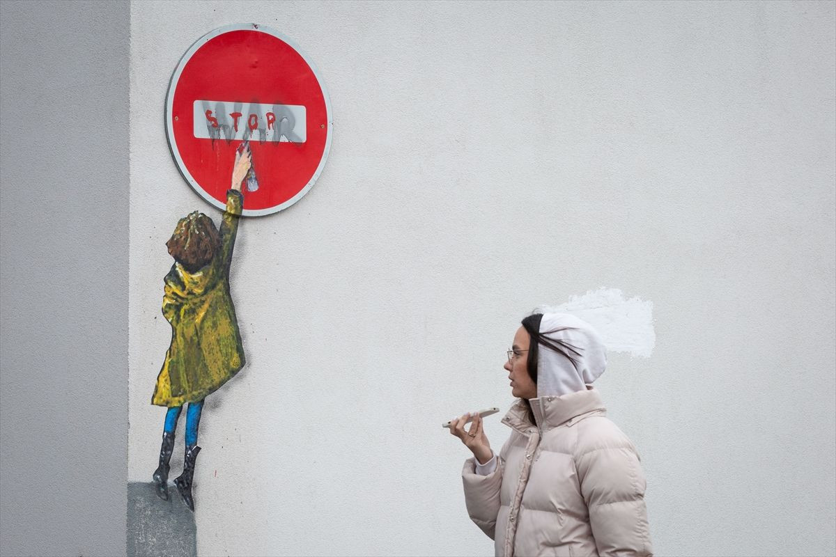 Savaşın gölgesinde sanat: İtalyan sokak sanatçısı Tvboy'un Kiev bölgesindeki duvar resimleri - Sayfa 2