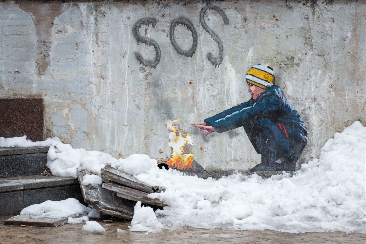 Savaşın gölgesinde sanat: İtalyan sokak sanatçısı Tvboy'un Kiev bölgesindeki duvar resimleri - Sayfa 3
