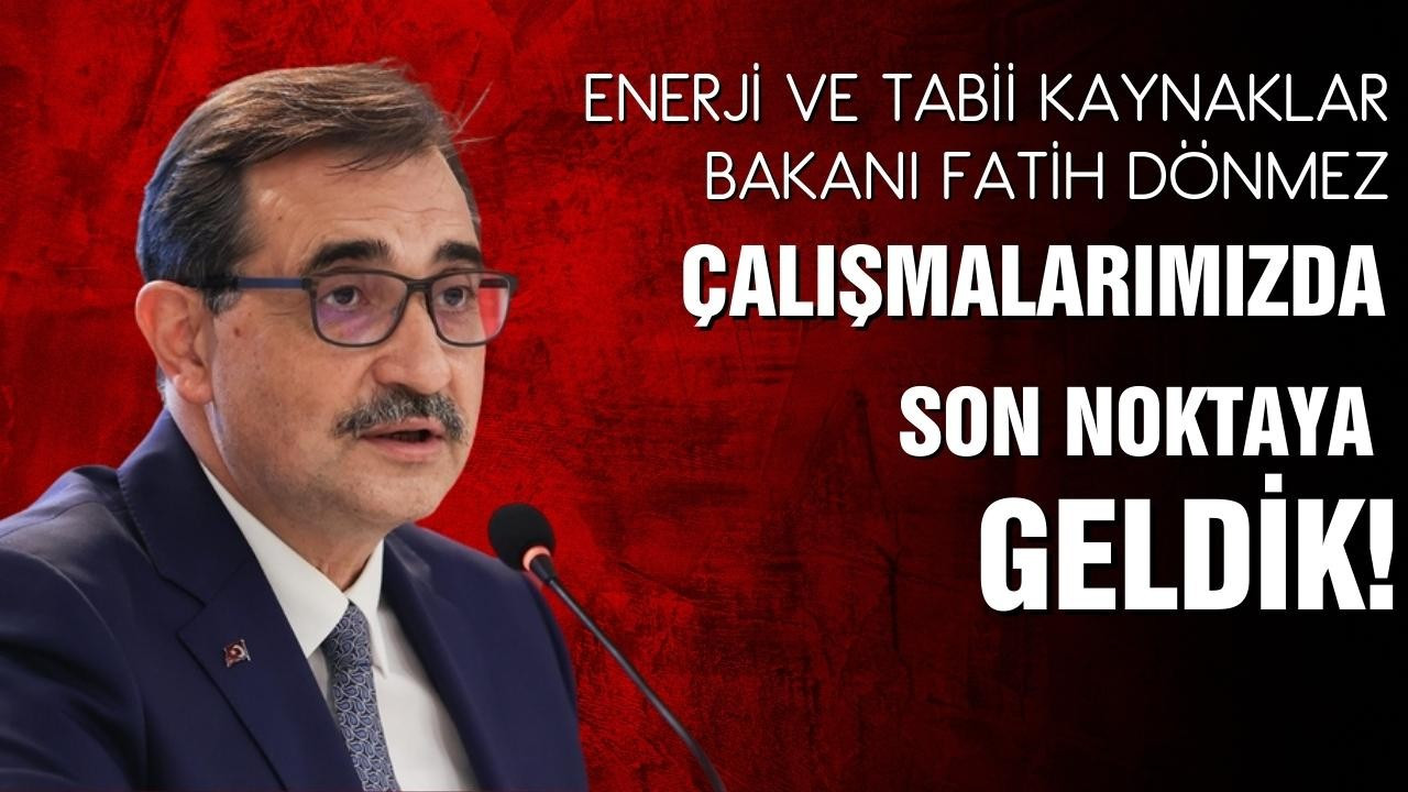 Bakan Dönmez'den açıklama