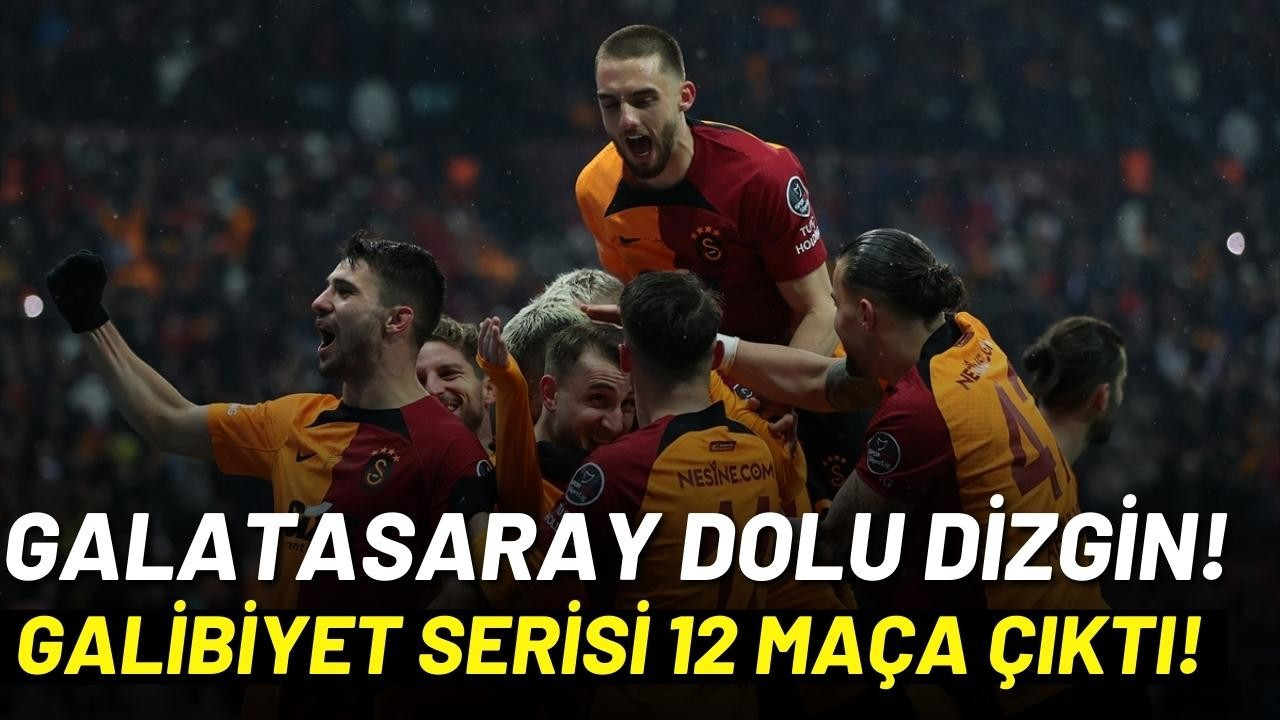Galatasaray dolu dizgin!