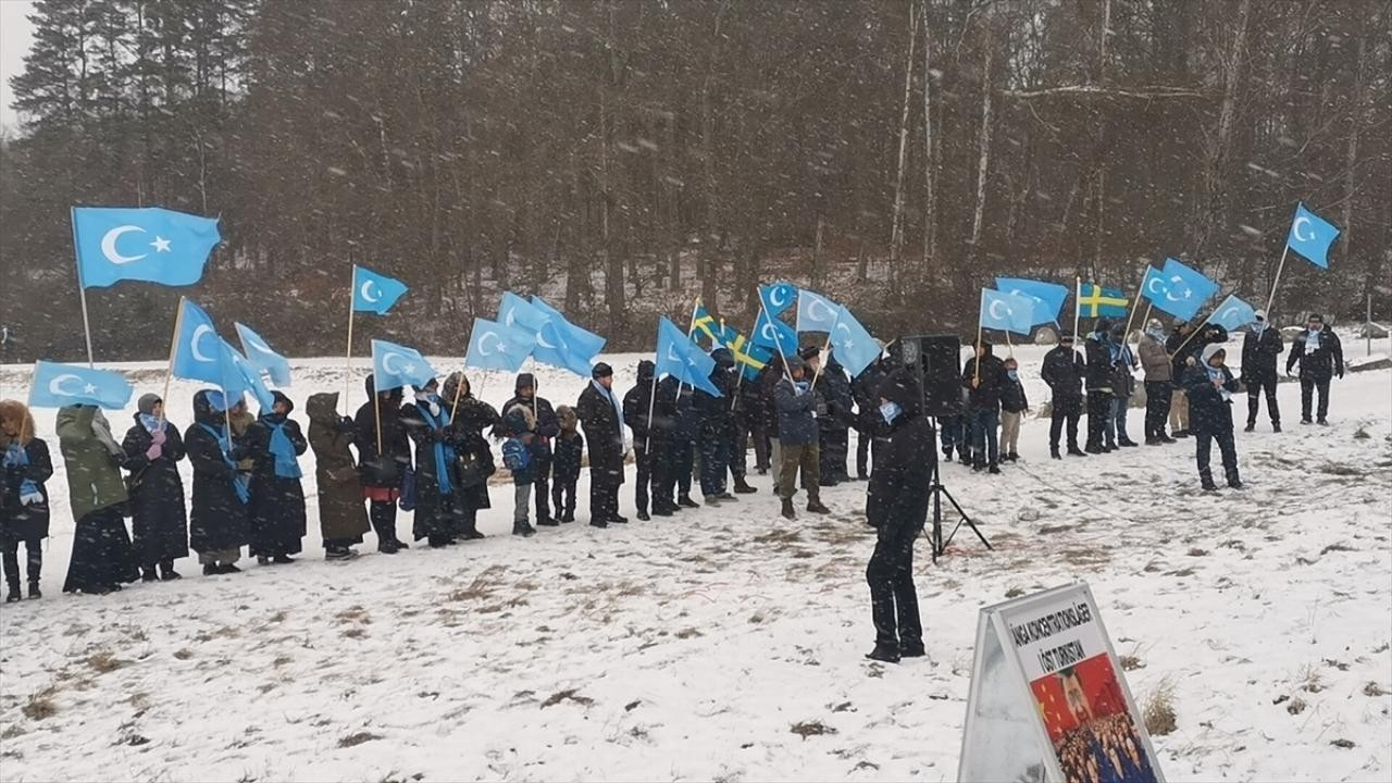 İsveç'te Gulca katliamı protesto edildi
