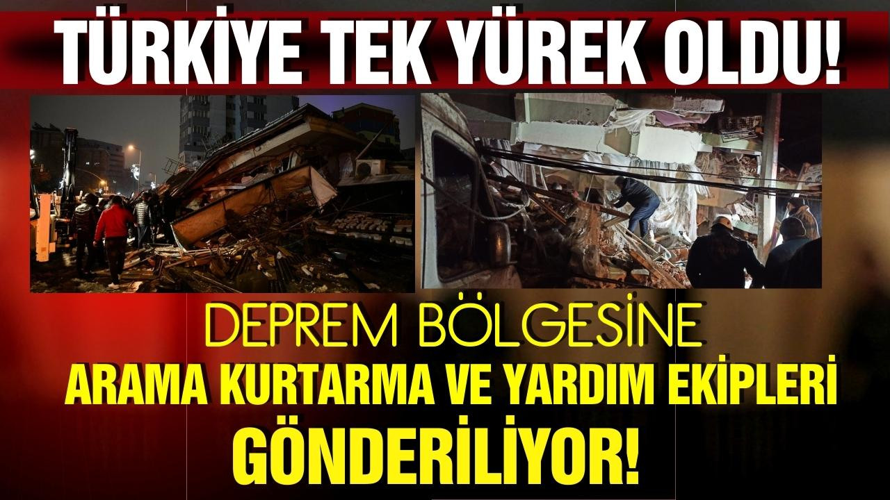 Deprem bölgesine yardım