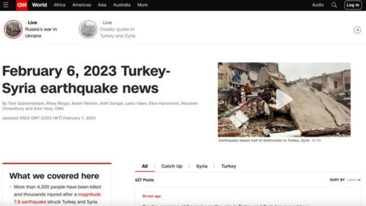 Türkiye'yi sarsan depremler dünya basınında geniş yer buldu - Sayfa 3
