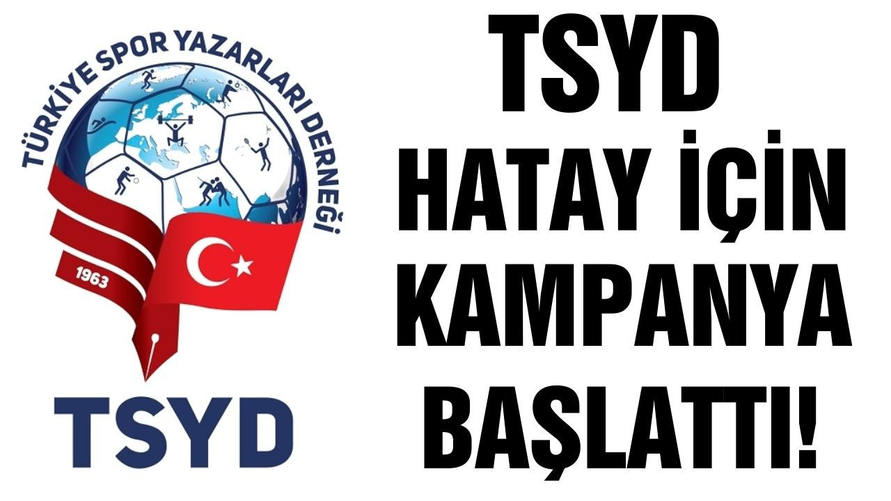 TSYD'den Hatay'daki depremzedelere yardım!