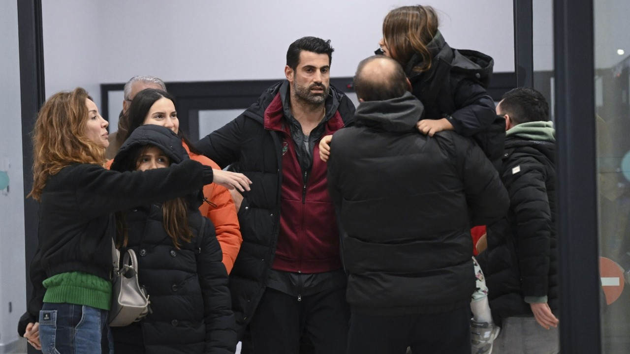 Volkan Demirel, ailesi ve takımıyla İstanbul'da!