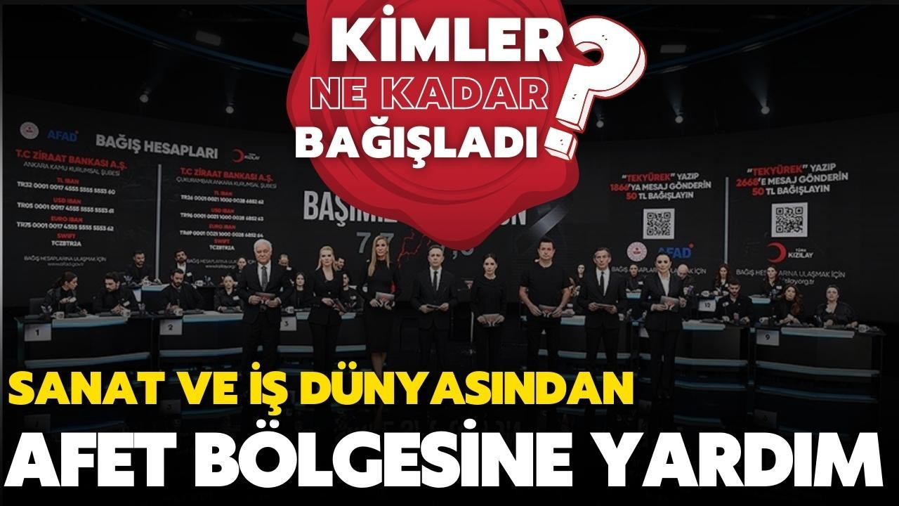Türkiye Tek Yürek Kampanyası bağış miktarı