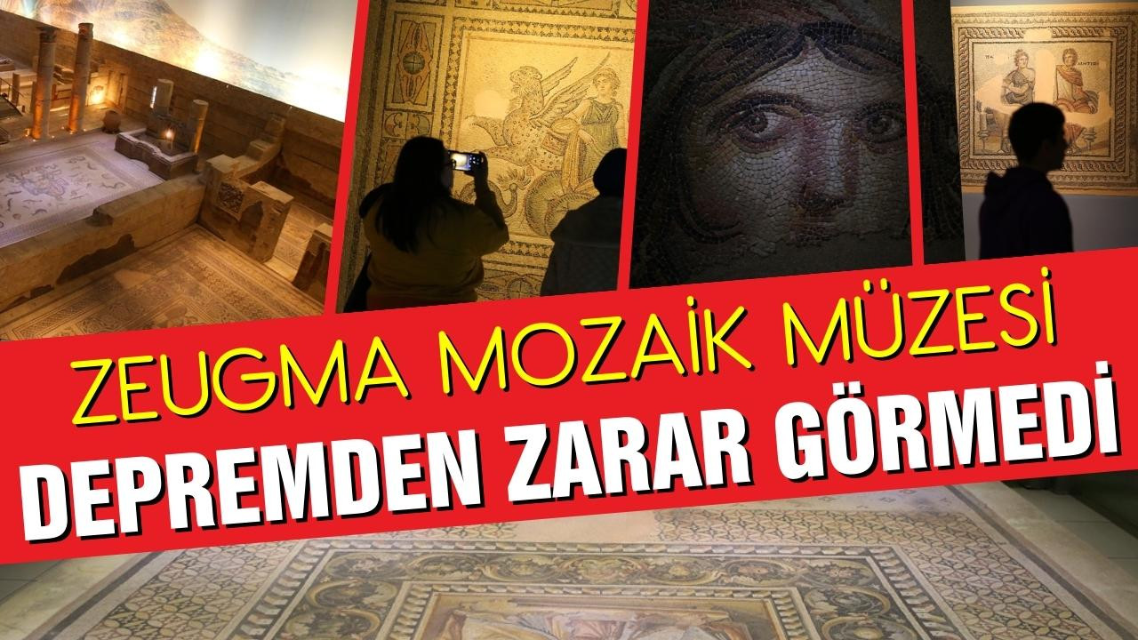 Zeugma Mozaik Müzesi'ndeki eserler sağlam!