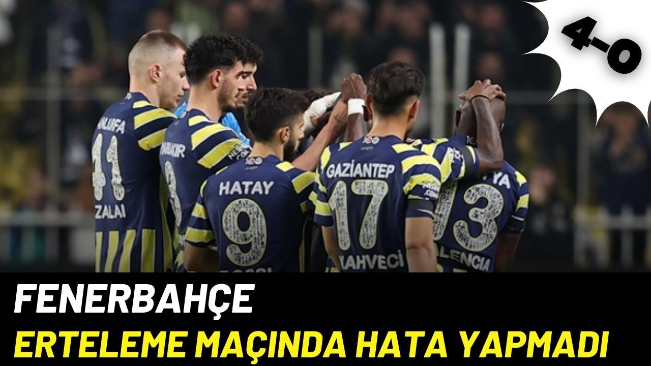 Fenerbahçe'den farklı galibiyet